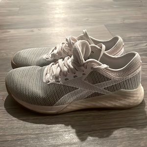 Reebok Nano Women White/Silver Size 8.5